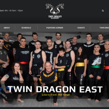 Twin Dragon East Kickboxing – New Website!